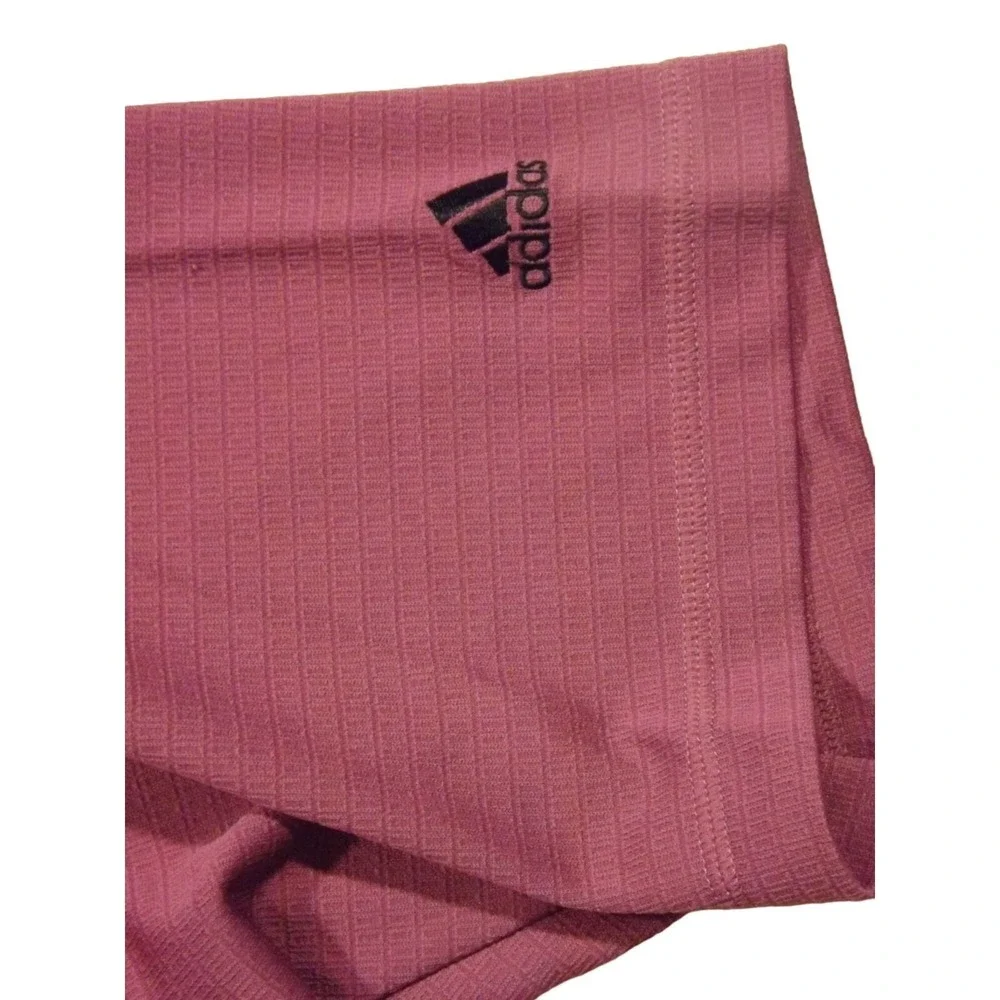 Adidas Golf Polo Mens XL Climalite Purple Short Sleeve 3 Button‎ Collared Shirt
